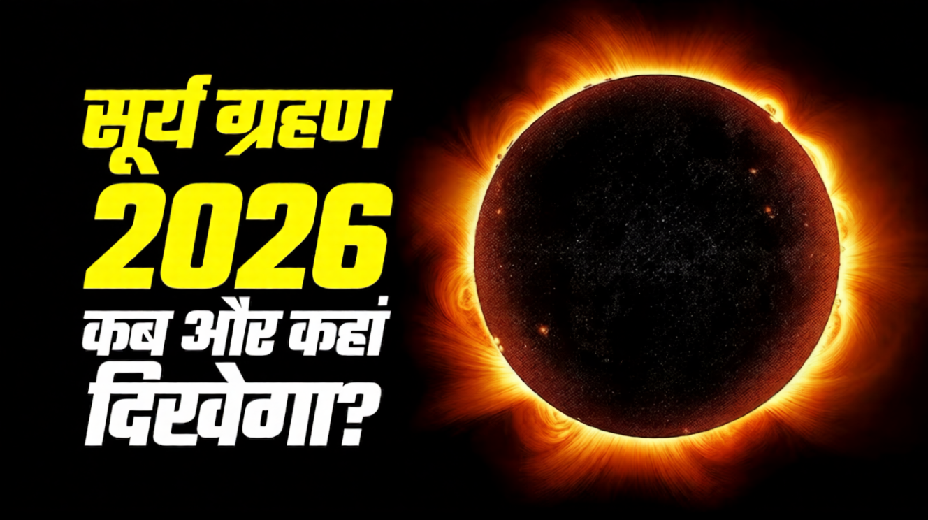 Surya Grahan 2026: 3 दशकों बाद दिखेगा ऐसा नजारा, चूक गए तो 64 साल करना होगा इंतजार
